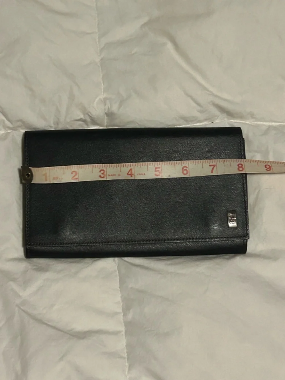 Dunhill Black Leather Long Men's Wallet